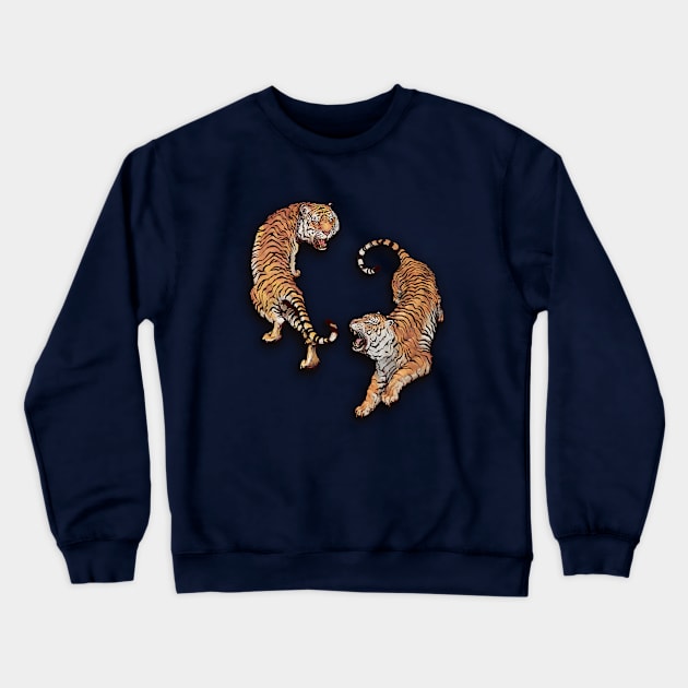 Tigers Crewneck Sweatshirt by JennyPool